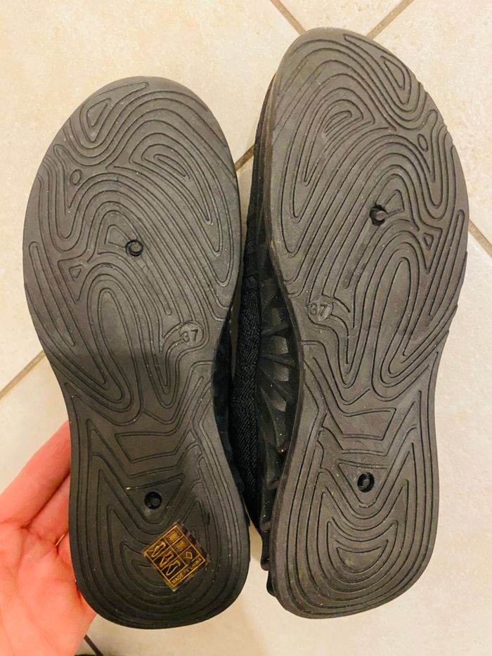 Baskets souple à enfiler  noir - photo numéro 2