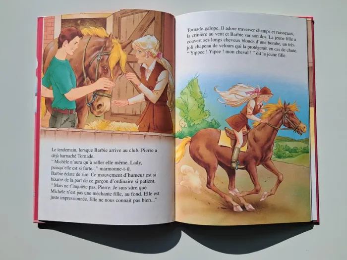 Livre Barbie au Club d'Équitation - photo numéro 2