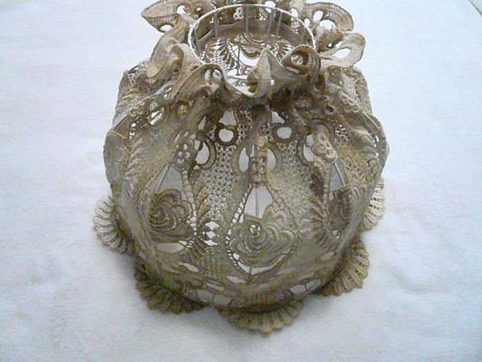 Abat-jour style macramé - photo numéro 2