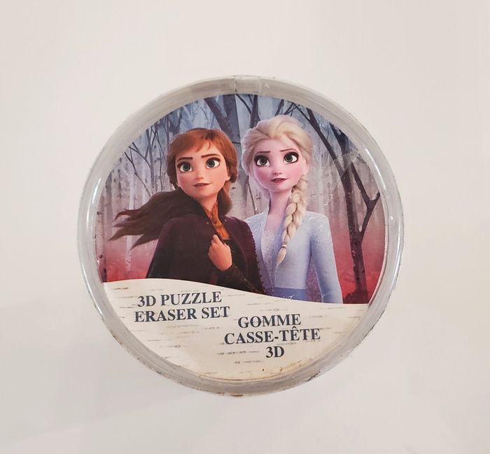Disney La Reine des Neiges Gomme Casse Tête 3D de Kristoff et Sven officielle jamaiis utilisées. - photo numéro 3