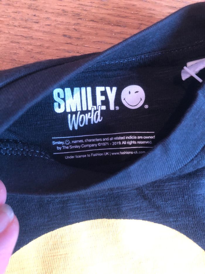T-shirt SmileyWorld taille 9-12 mois - photo numéro 3