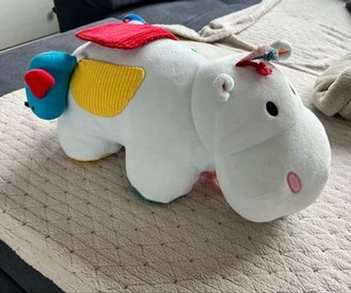 Peluche d’activité hippopotame