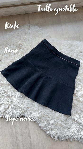 Jupe noir 8 ans kiabi