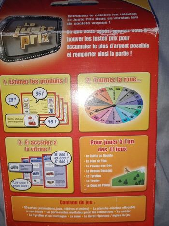 LE JUSTE PRIX version voyage + de 10 jeux (manque le tyrolien et sa montagne)