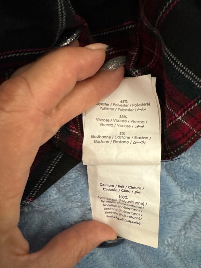 Jupe plissée à carreaux - photo numéro 7