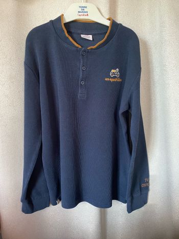 Pull sweat d’été bleu marine 12 ans Tape à l’œil