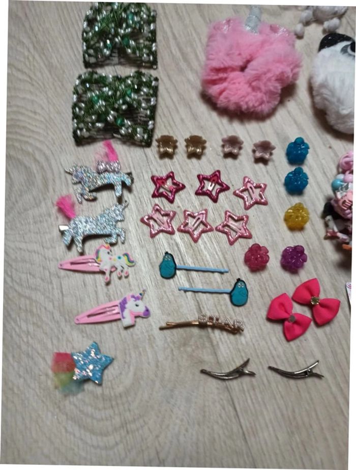 Lot élastiques et pinces à cheveux - photo numéro 4