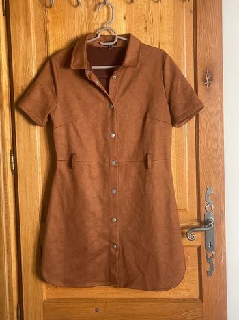 Robe camel effet daim