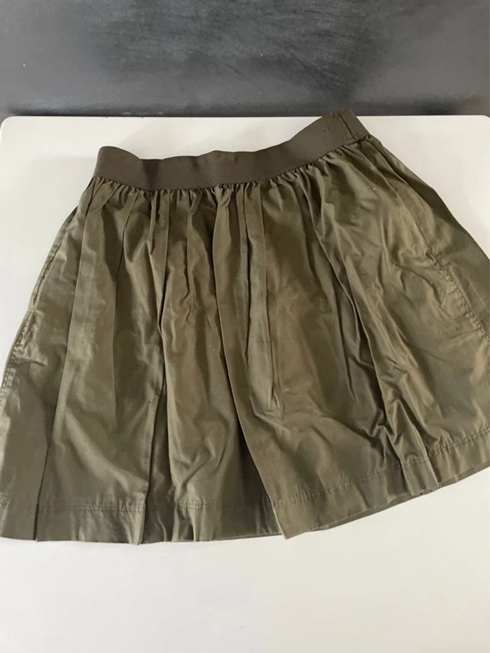 Jupe fille kaki