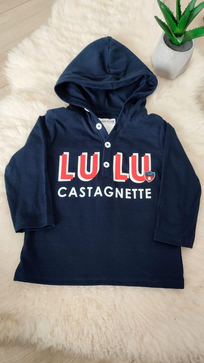 T-shirt à capuche Lulu castagnette