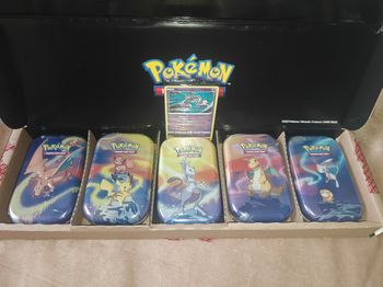 Mini tins puissance de kanto neuves et scellées avec boite