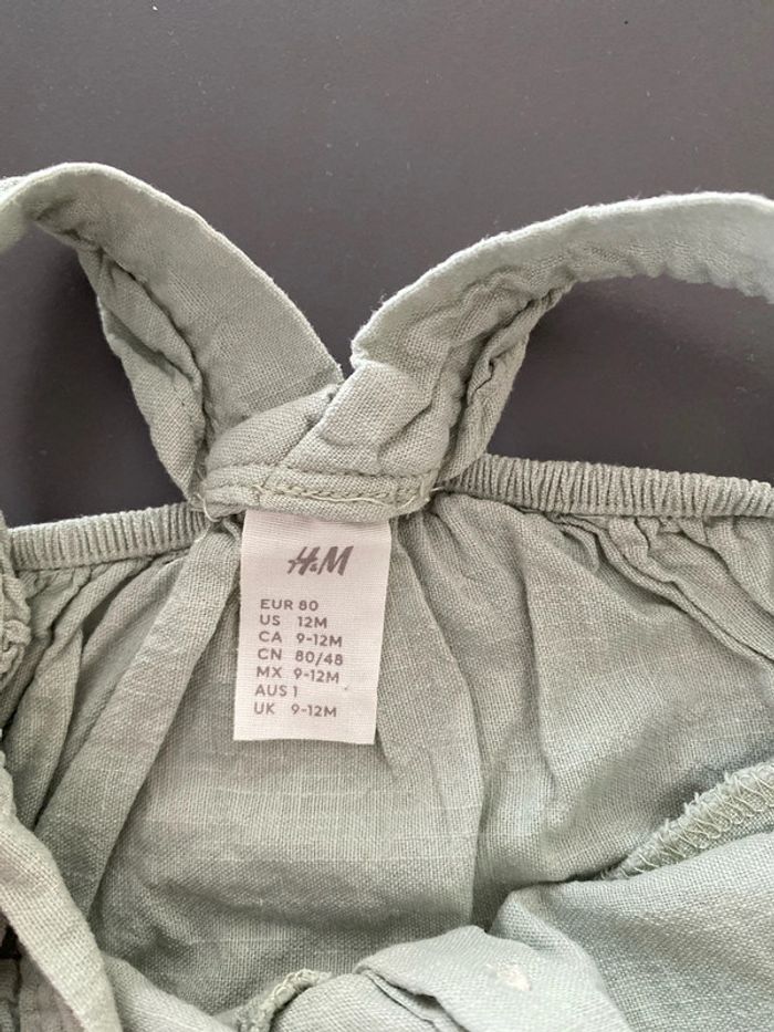 lot de 2 robes h&m 9-12 mois - photo numéro 3