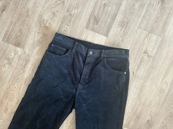 Massimo Dutti, pantalon en velours, gris, taille L/40 - photo numéro 2