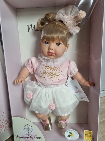 Poupée Marina & pau Alina Party happy Birthay