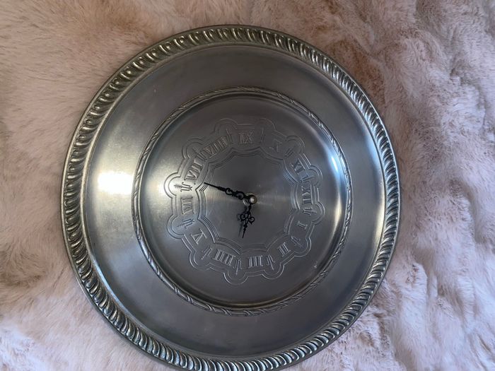 Horloge en étain 🌸 - photo numéro 5