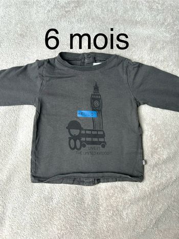 T-shirt manche longue Okaidi