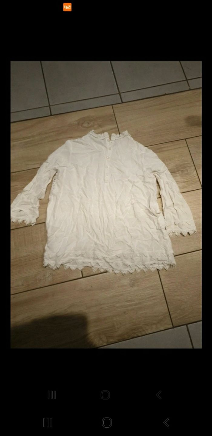Tunique dentelle blanche fille ikks 10 ans - photo numéro 4