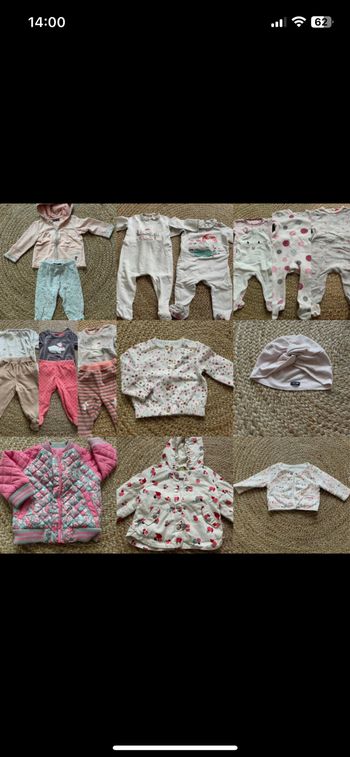 Lot vêtements 9 mois sergent major TAO