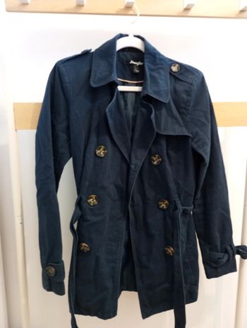 Trench femme bleu