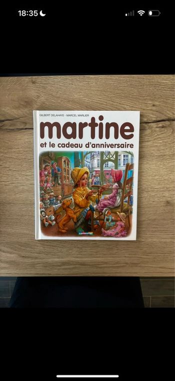 Livre Vintage Martine et le cadeau d’anniversaire pour Enfants