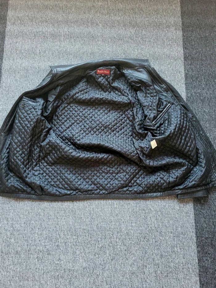 Manteau en Cuir Europe Cuir - Noir - 100% Cuir Véritable - Classique & Élégant - Taille L ou XL - photo numéro 11