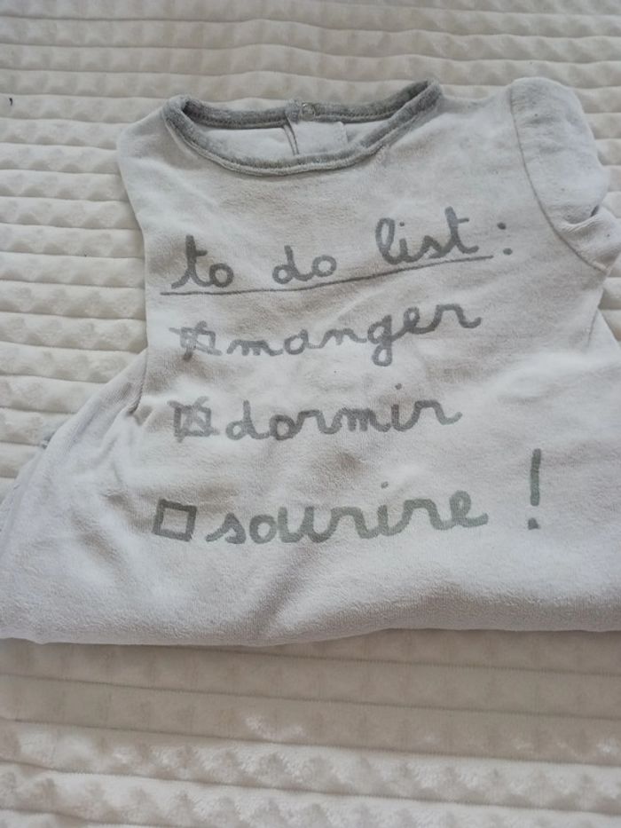 Lot de 3 pyjamas 9 mois - photo numéro 3