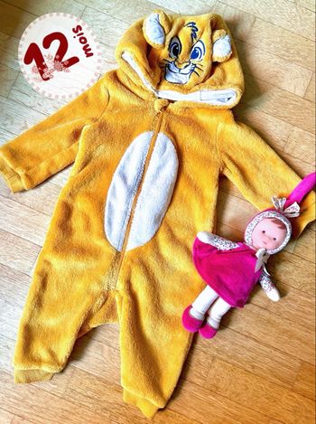 Combinaison Pilote / Surpyjama Simba (Le Roi Lion) - Disney by Orchestra - 12 mois