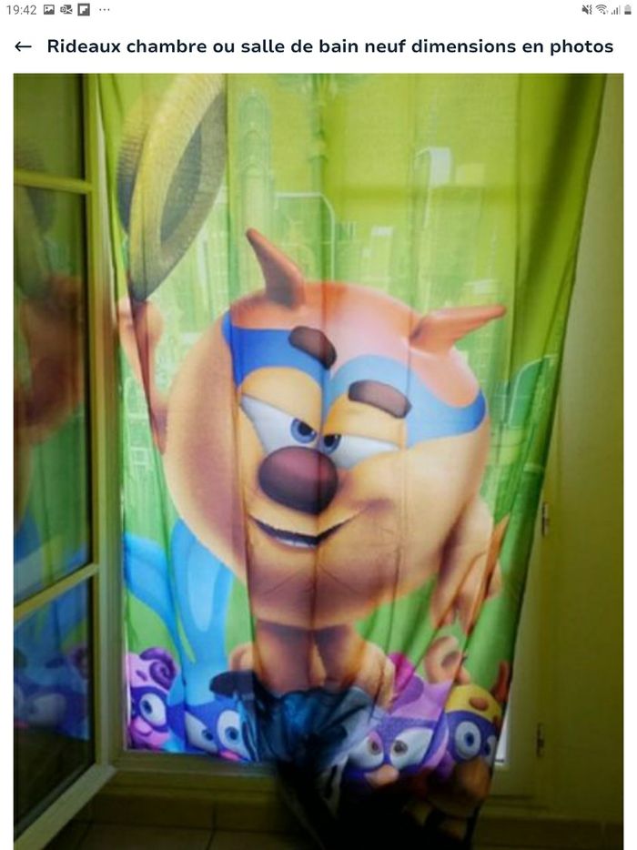 rideaux Disney  140 / 260 neuf - photo numéro 2