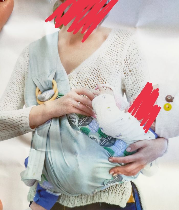 Porte bébé neuf multi positions mixte garçon ou fille