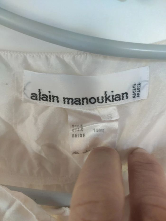Alain Manoukian chemisier oversize 100 % soie S - photo numéro 4
