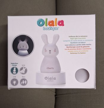 Veilleuse lapin charly induction