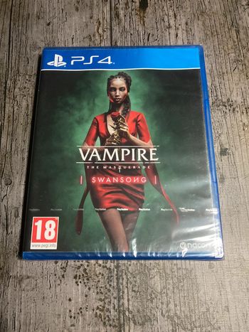 Vampire The Masquerade Swansong Jeu PS4 neuf VF Sony