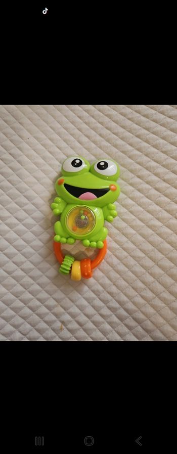 Hochet grenouille lumineux