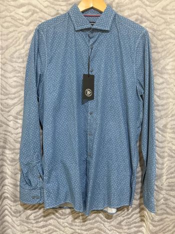 Roy Robson - Chemise à motifs, Bleu, taille XL
