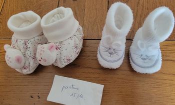 Chaussons bb fille