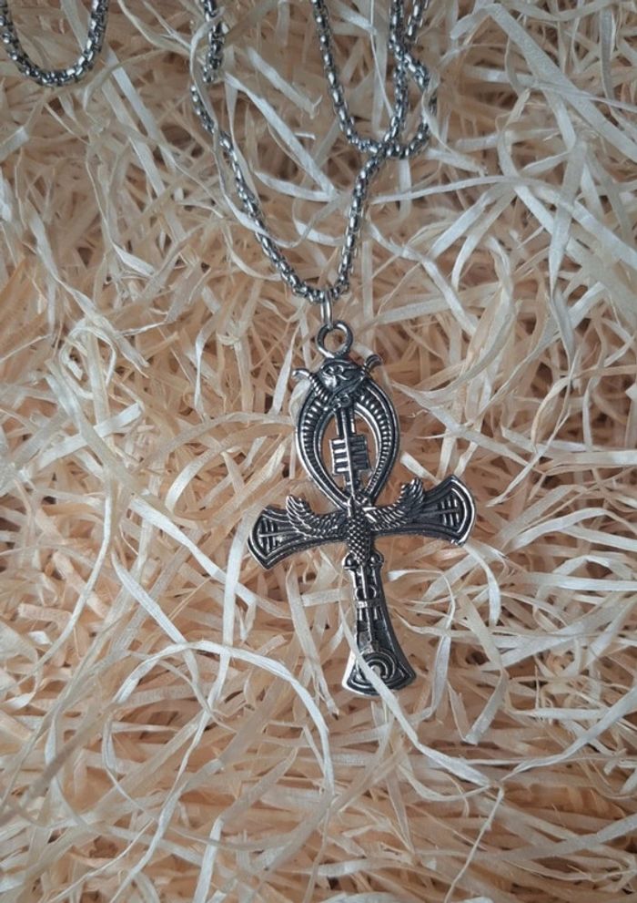 Croix Égyptienne avec chaîne - photo numéro 2