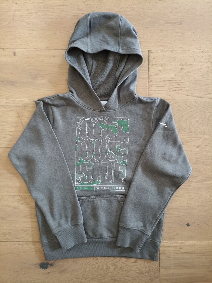 Sweat capuche Columbia enfant 10 ans taille M - photo numéro 2