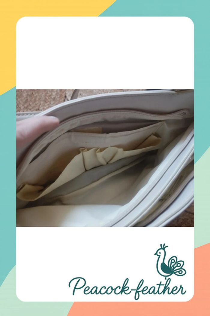 Sac à main crème - photo numéro 5