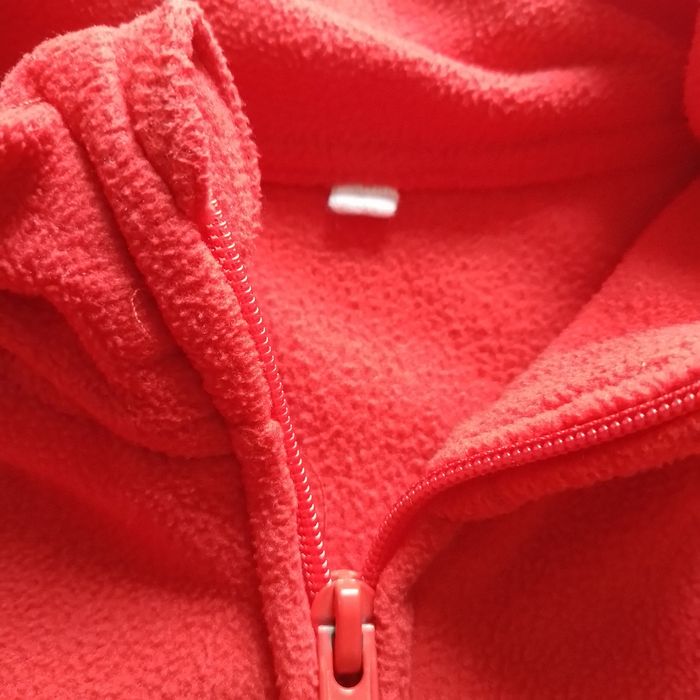 Veste polaire rouge zippée - photo numéro 3