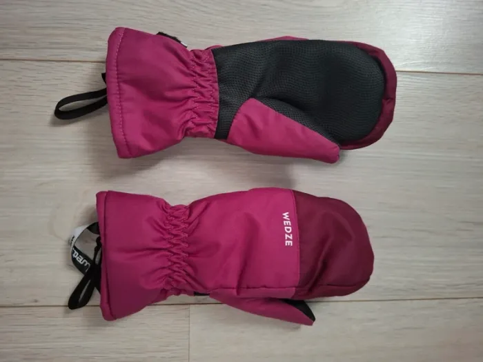 Moufles de ski violet Wedze enfant