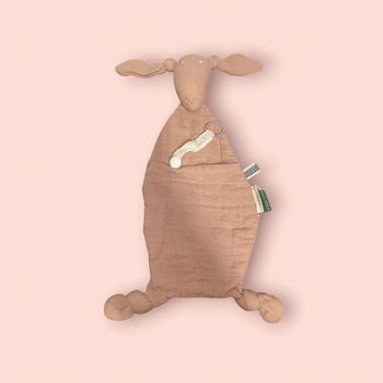 Doudou lapin lange rose "les rêves d'Anaïs"