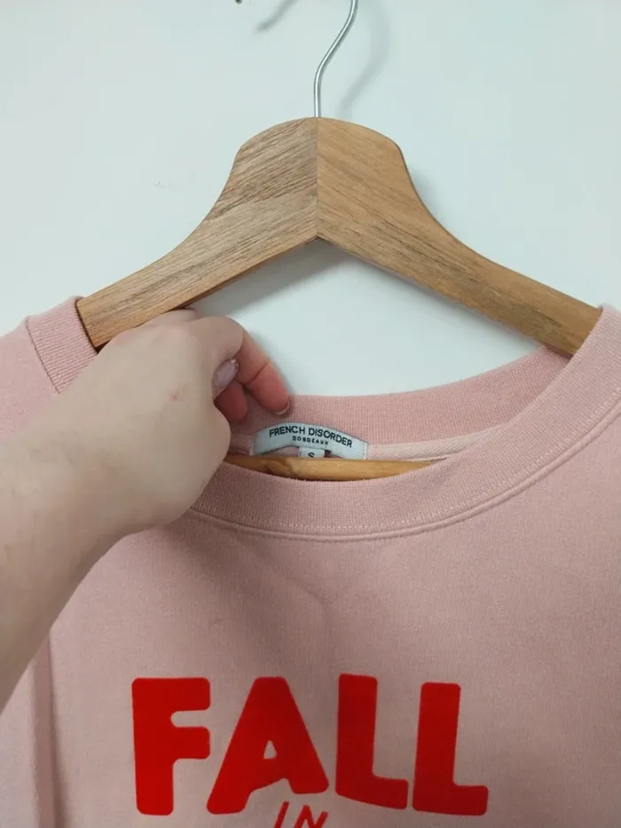 Pull rose clair French Disorder S - photo numéro 4