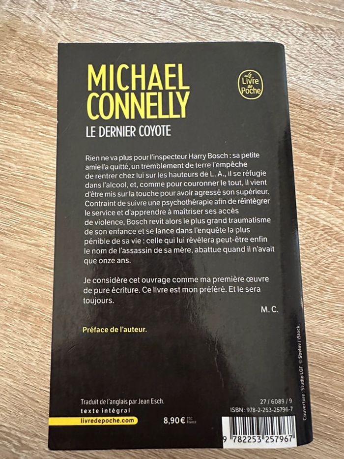 Livre Le Dernier Coyote de Michael Connelly - photo numéro 2