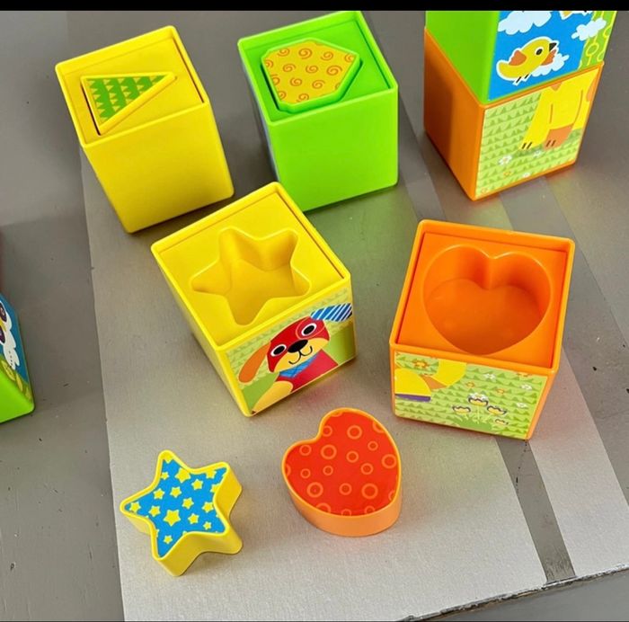 Cubes empilables pour bébé - photo numéro 3