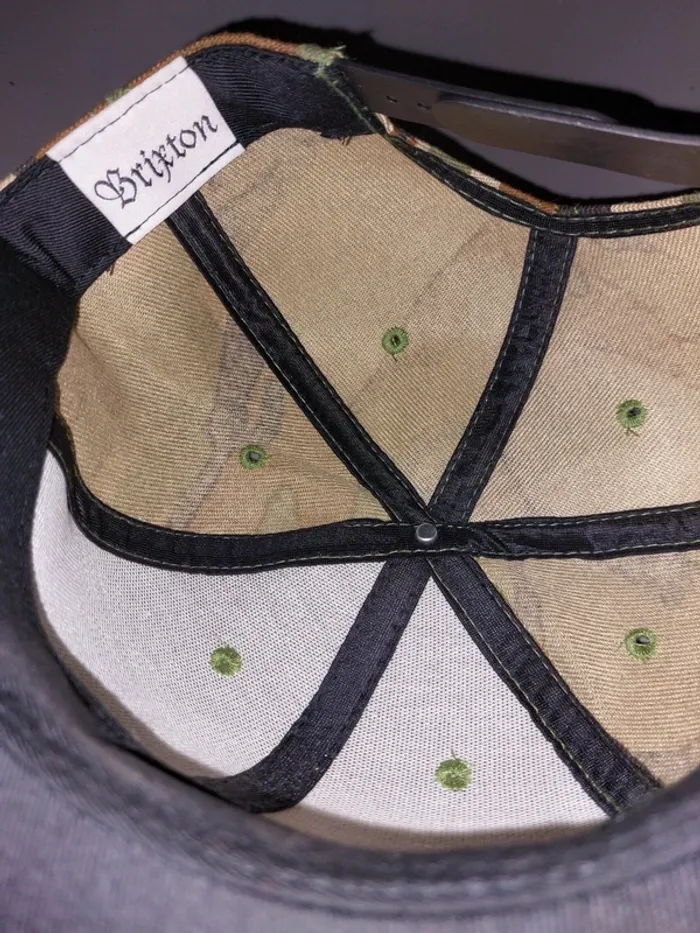 Casquette US snapback Brixton militaire neuve - photo numéro 4