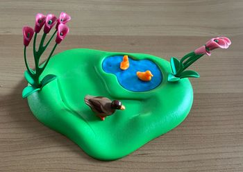 Playmobil Lot Végétation Canards Accessoires