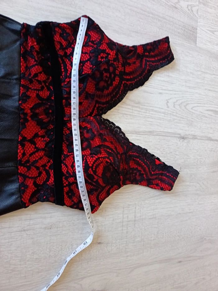 Robe S 36 M 38  sexy dentelle rouge et noir - photo numéro 18