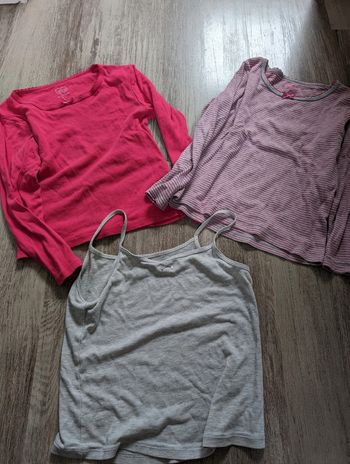 Lot maillots de corps 6/8 ans