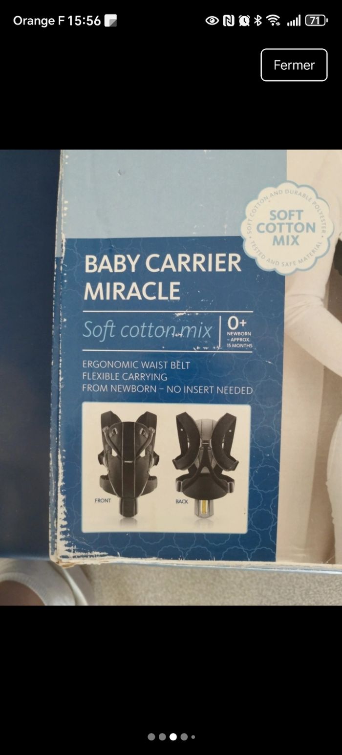 Porte bébé - photo numéro 3