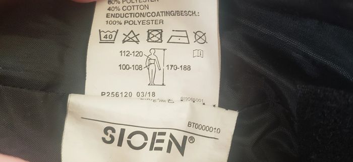 Blouson Sioen taille L/XL Neuf - photo numéro 3